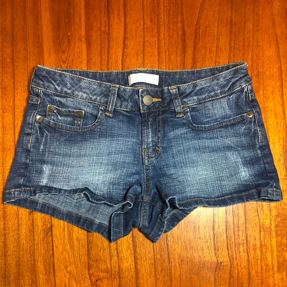 BP distressed jean shorts